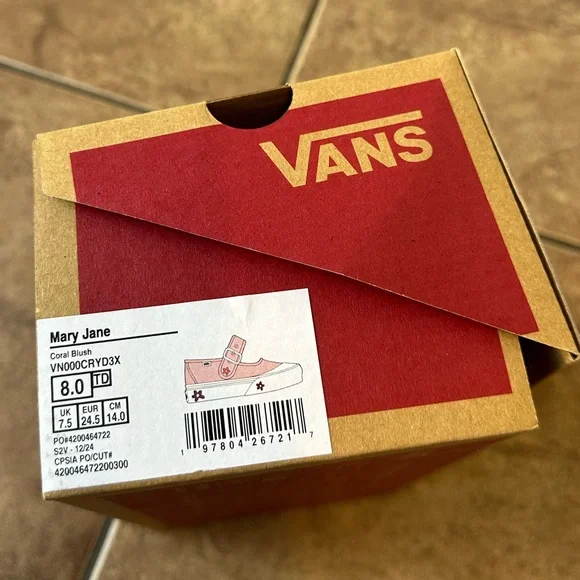 Toddler girls flower Vans - Picture 3 of 10